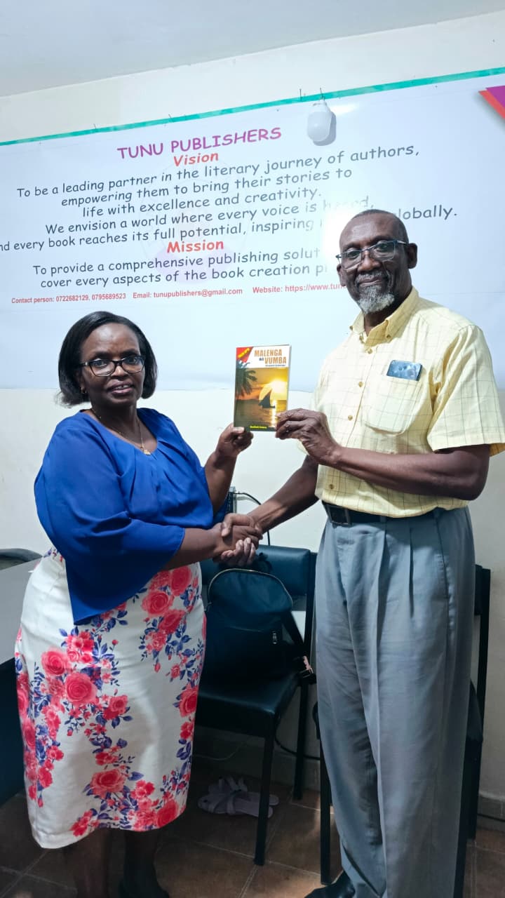 Renowned poet Boukheit Amana visits Tunu Publishers.